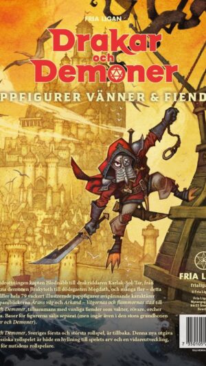 Drakar och Demoner pappfigurer Vänner & fiender